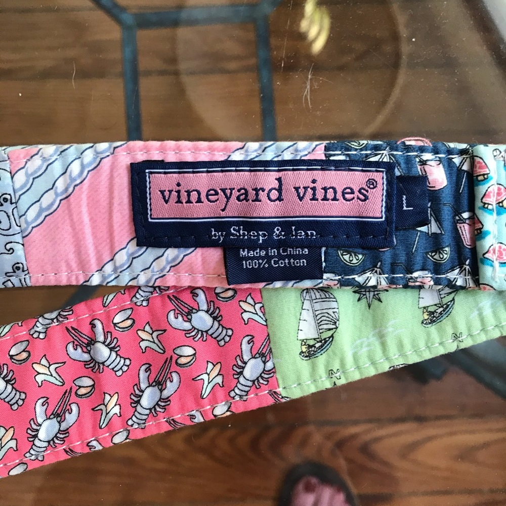 Vineyard Vines patchwork belt